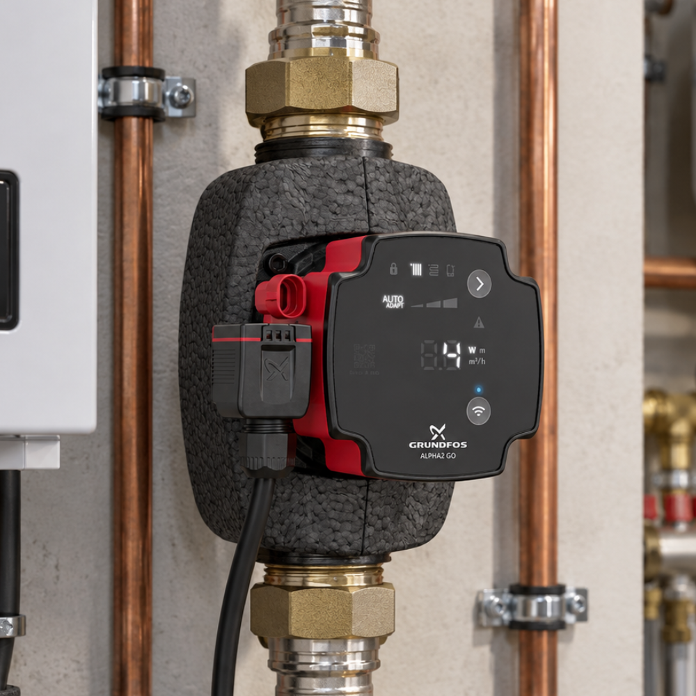 Grundfos Heizungspumpe ALPHA 2 GO 32-90 Baulänge 180mm