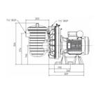 Pentair Duraglas I 8m³/h Filterpumpe 400V P-STR-053