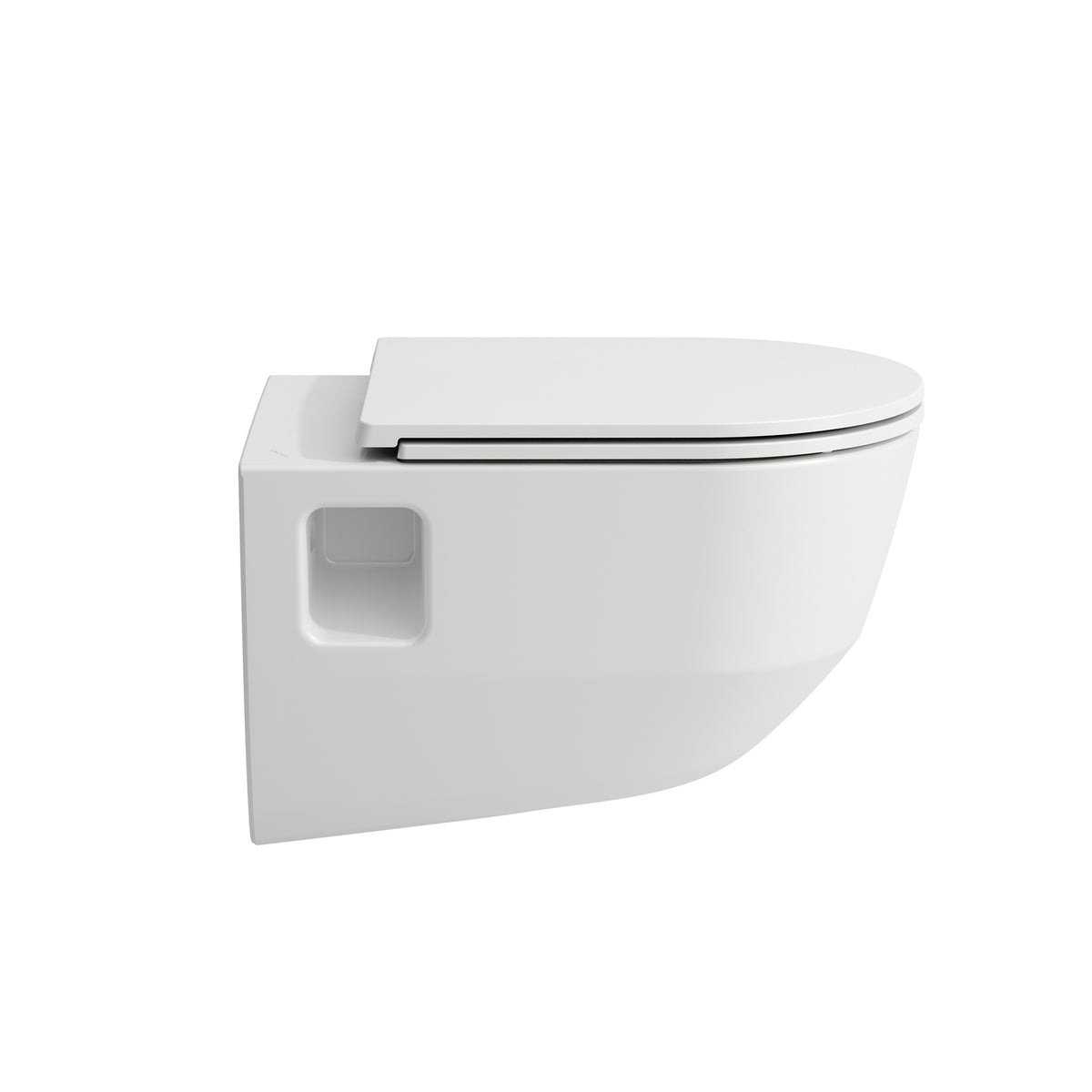 Laufen Pro Wand-WC "rimless" Tiefspüler mit Nischen inkl. Deckel