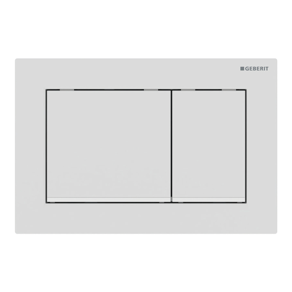 Geberit Betätigungsplatte OMEGA20 square für 2-Mengen Spülung