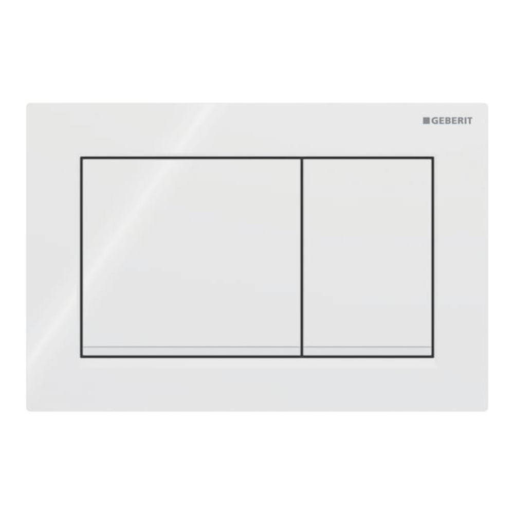 Geberit Betätigungsplatte OMEGA20 square für 2-Mengen Spülung
