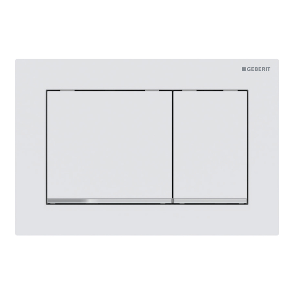 Geberit Betätigungsplatte OMEGA20 square für 2-Mengen Spülung