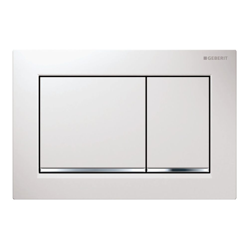 Geberit Betätigungsplatte OMEGA20 square für 2-Mengen Spülung