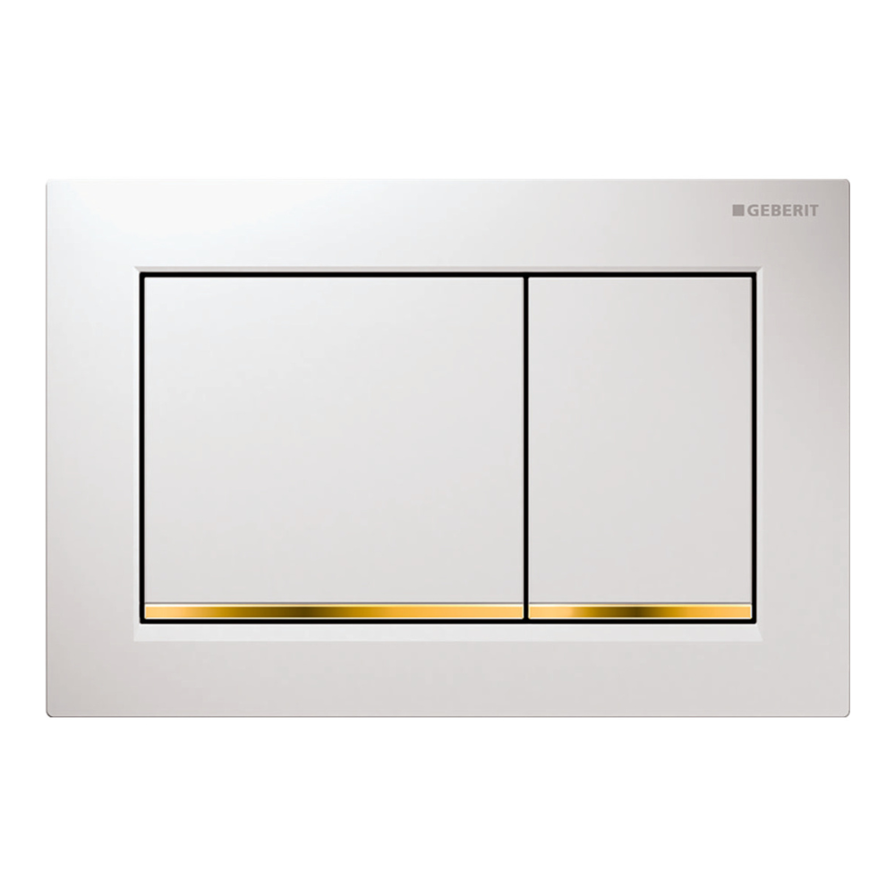Geberit Betätigungsplatte OMEGA20 square für 2-Mengen Spülung