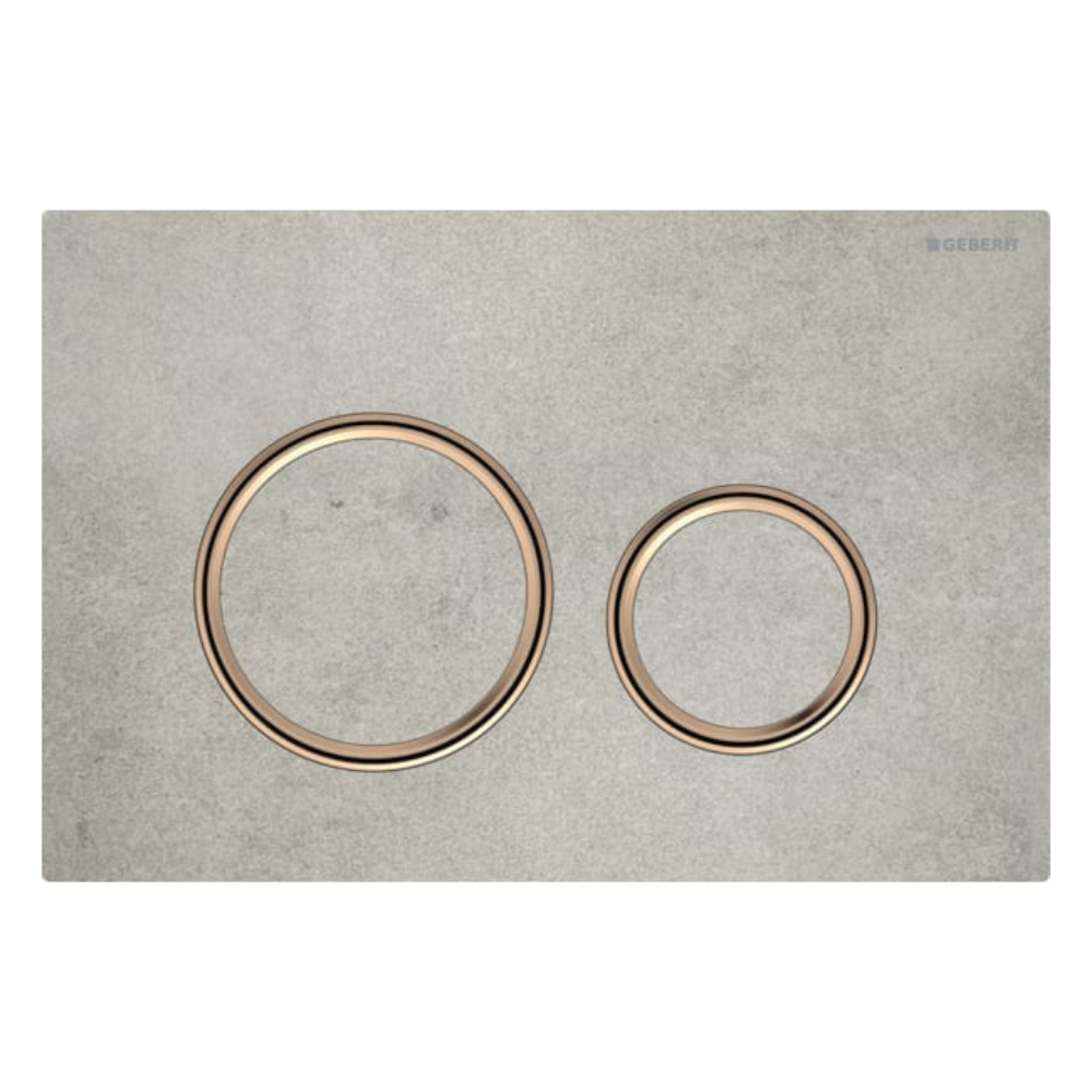Geberit Betätigungsplatte SIGMA50 round für 2-Mengen Spülung