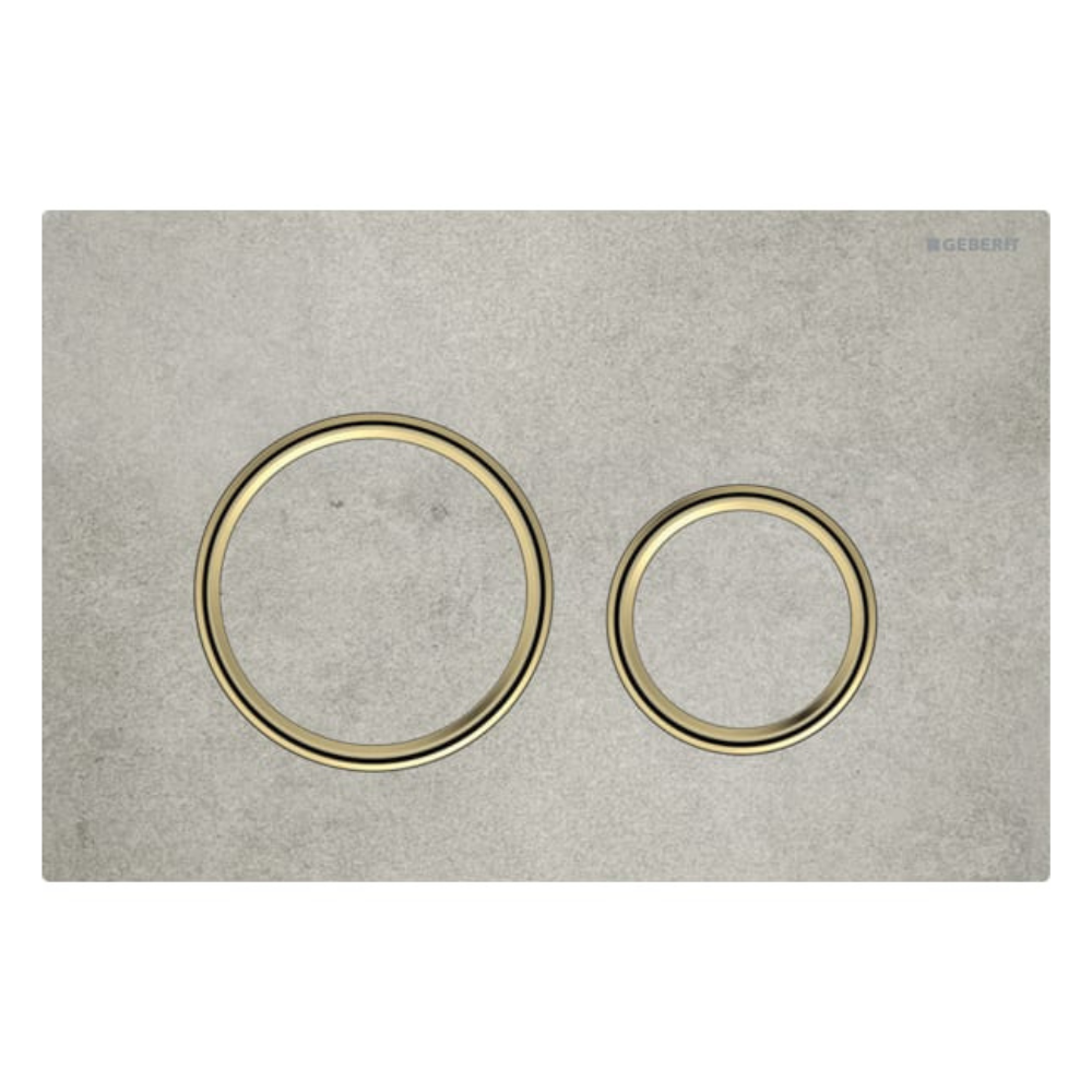 Geberit Betätigungsplatte SIGMA50 round für 2-Mengen Spülung