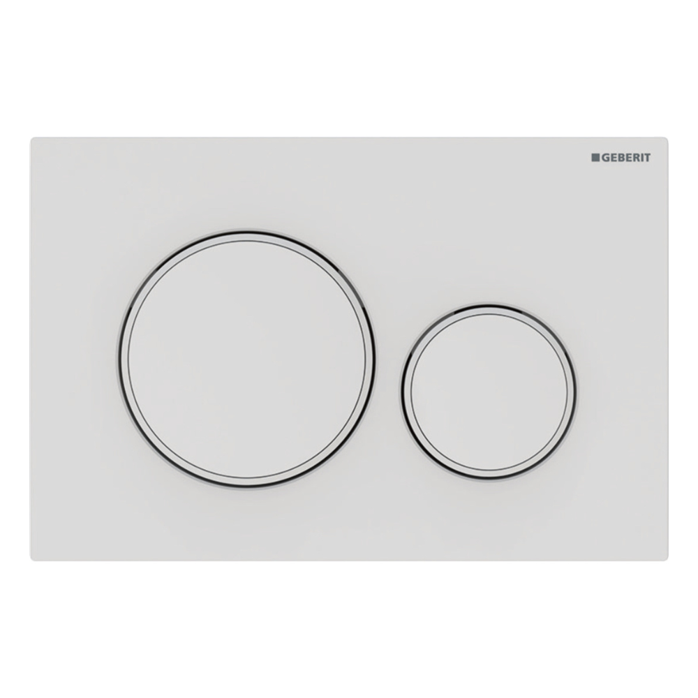 Geberit Betätigungsplatte SIGMA20 round für 2-Mengen Spülung