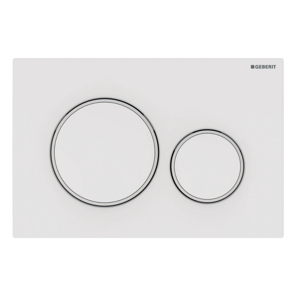 Geberit Betätigungsplatte SIGMA20 round für 2-Mengen Spülung