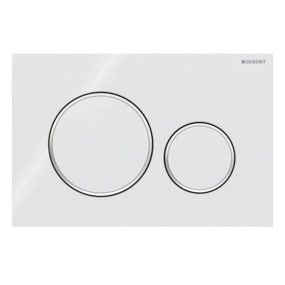 Geberit Betätigungsplatte SIGMA20 round für 2-Mengen Spülung
