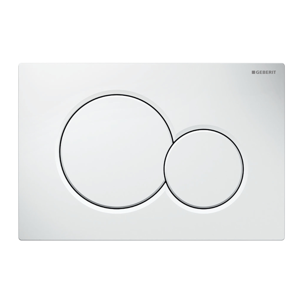 Geberit Betätigungsplatte SIGMA01 round für 2-Mengen Spülung