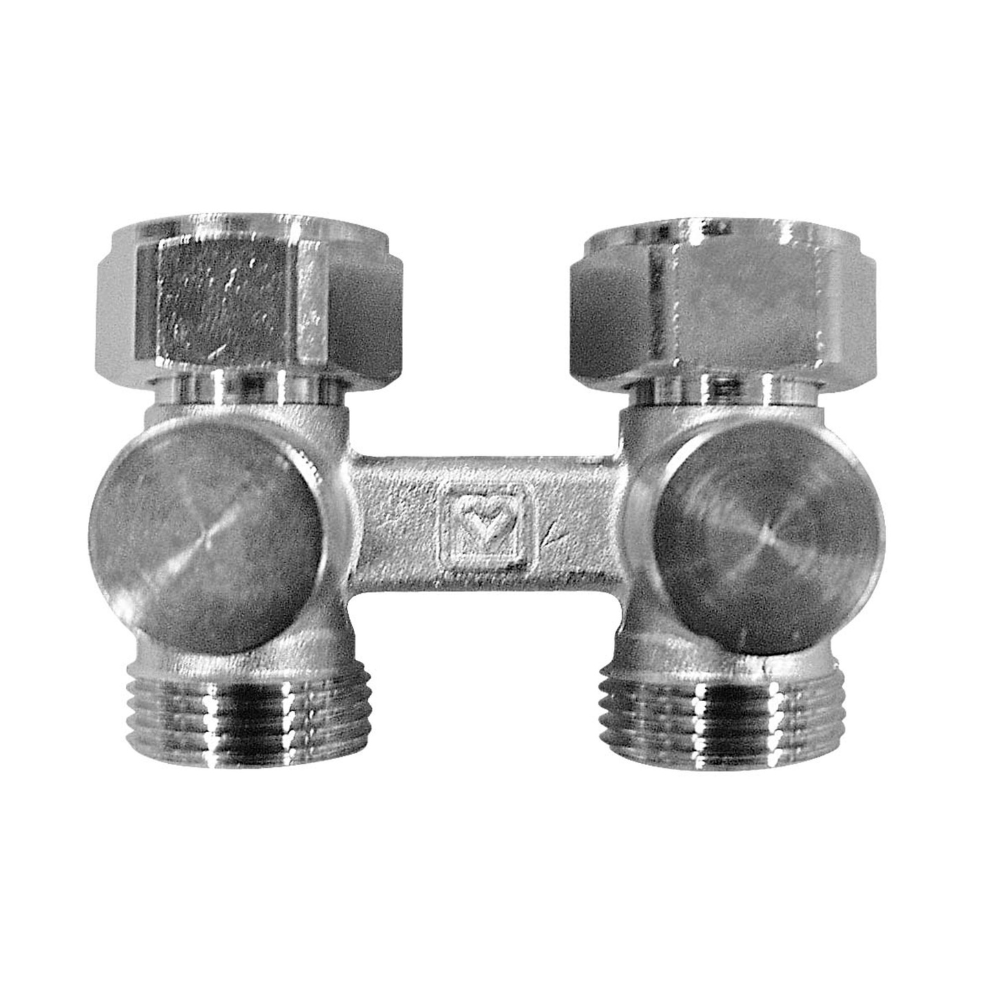 Herz 3000-RL1 Heizkörper-Anschlussteil Durchgangsform G3/4" für Zweirohranlagen