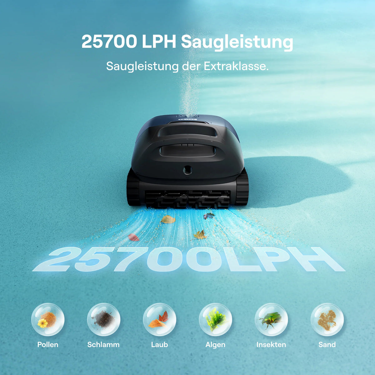 Beatbot Sora 10 Poolroboter für Boden, Wände und Wasserlinie