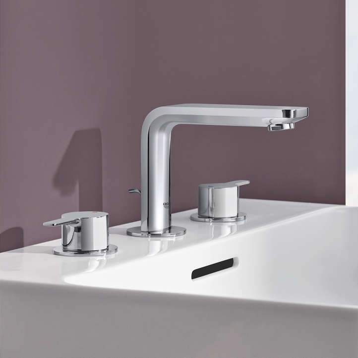 Grohe Lineare 3-Loch Zweigriff Waschtischarmatur