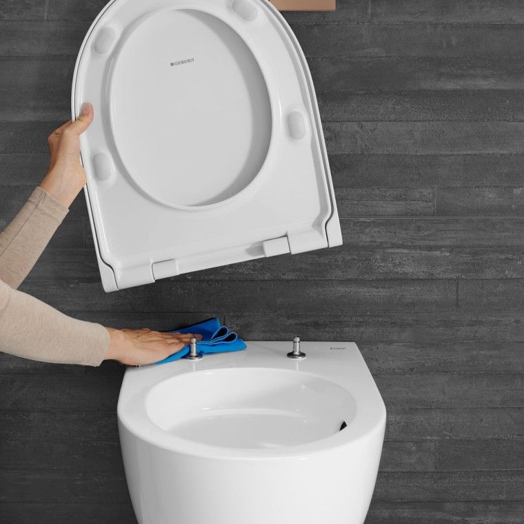 Komplett Set Geberit Acanto Wand-WC TurboFlush mit Duofix Montagemodul