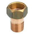 Viega Verschraubung Rotguss mit 1" Überwurfm.3/4" AG flachdichtend