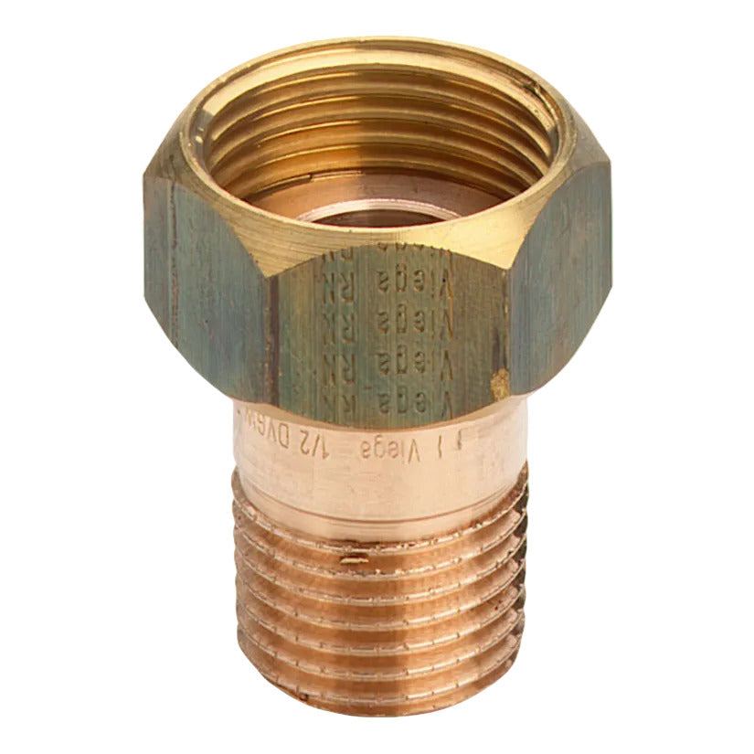 Viega Verschraubung Rotguss mit 1" Überwurfm.3/4" AG flachdichtend