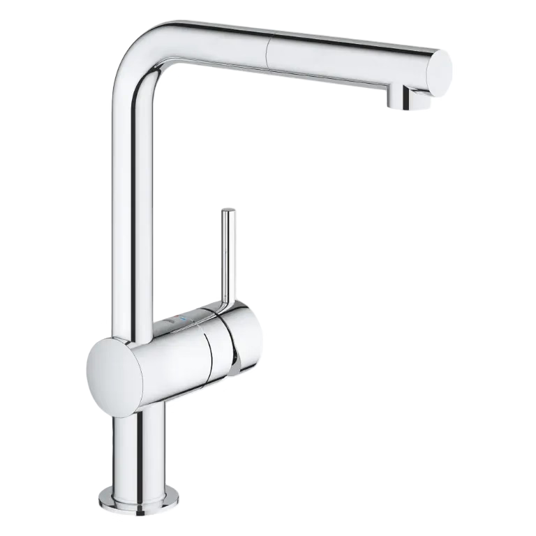 Grohe Minta Küchenarmatur Niederdruck hoher Auslauf ausziehbar