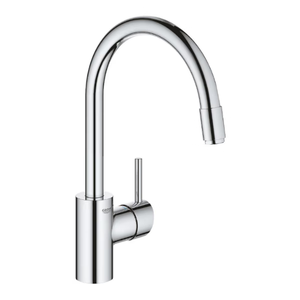 Grohe Concetto Küchenarmatur Niederdruck hoher Auslauf ausziehbare L-Brause