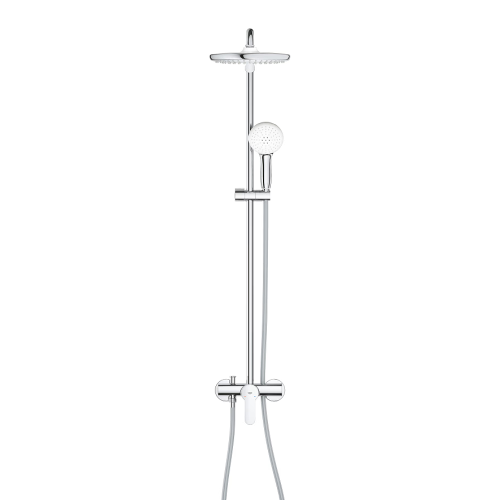Grohe Tempesta AP-Duschsystem mit Kopfbrause & Einhebelmischer
