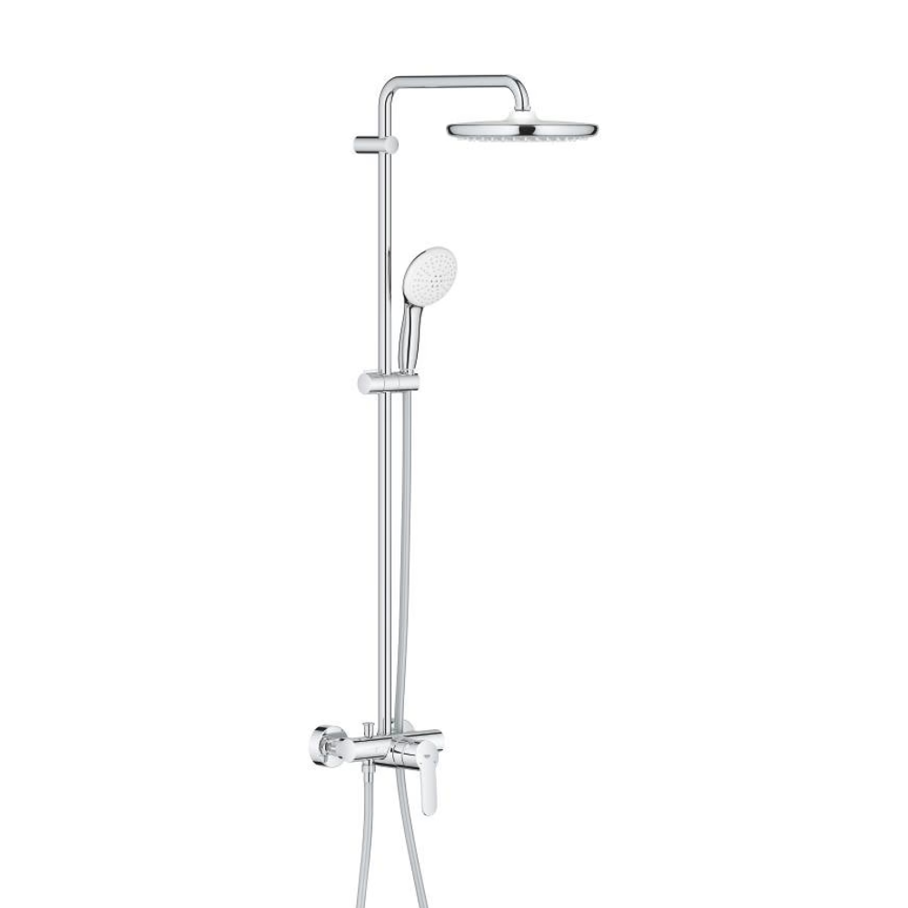 Grohe Tempesta AP-Duschsystem mit Kopfbrause & Einhebelmischer