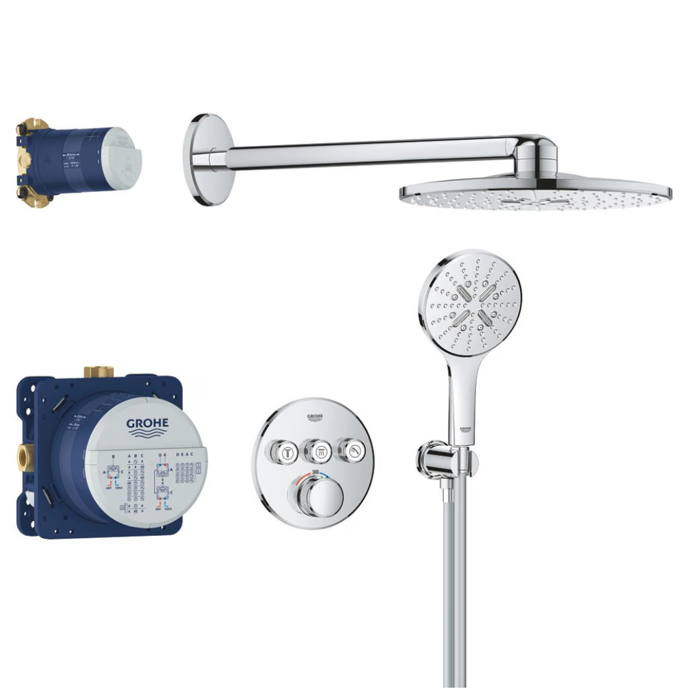 Grohe Grohtherm SmartControl UP-Duschsystem mit Rapido SmartBox & Rainshower SmartActive 310