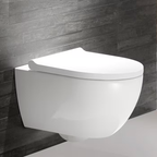 Geberit Acanto Wand-WC TurboFlush Tiefspüler spülrandlos mit Deckel