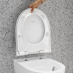 Geberit Acanto Wand-WC TurboFlush Tiefspüler spülrandlos mit Deckel