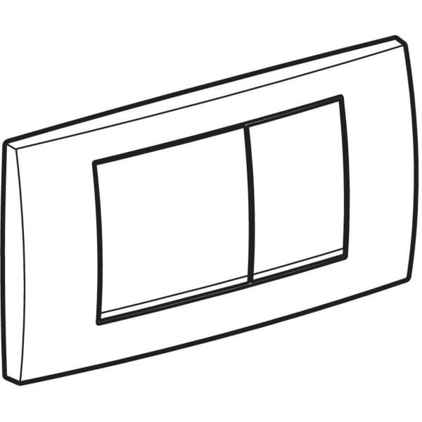 Geberit Betätigungsplatte TWINLINE30 für 2-Mengen Spülung