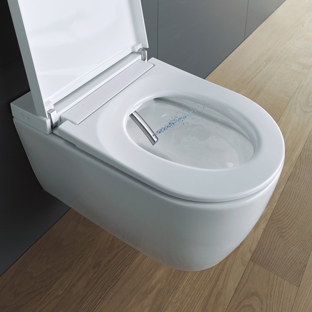 Duravit SensoWash Starck f Lite Dusch-WC Tiefspüler spülranlos mit Deckel