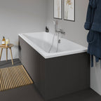 Duravit D-Code Badewanne mit 2 Rückenschrägen