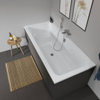 Duravit D-Code Badewanne mit 2 Rückenschrägen