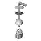 MKW Kadett Plus WC-Sitz & Deckel Edelstahlschaniere ohne Absenkautomatik