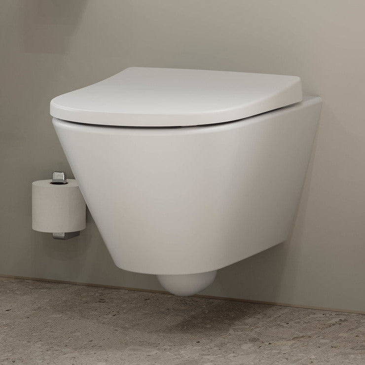 Vigour Derby V3 Wand-WC Tiefspüler spülrandlos mit Deckel