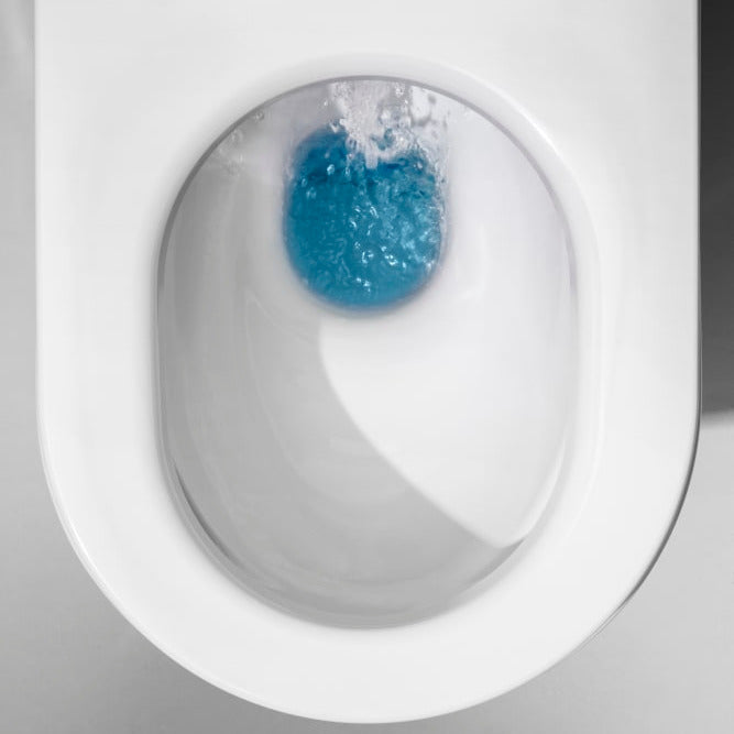 Laufen Navia Dusch-WC spülrandlos für externen Wasseranschluss mit Deckel