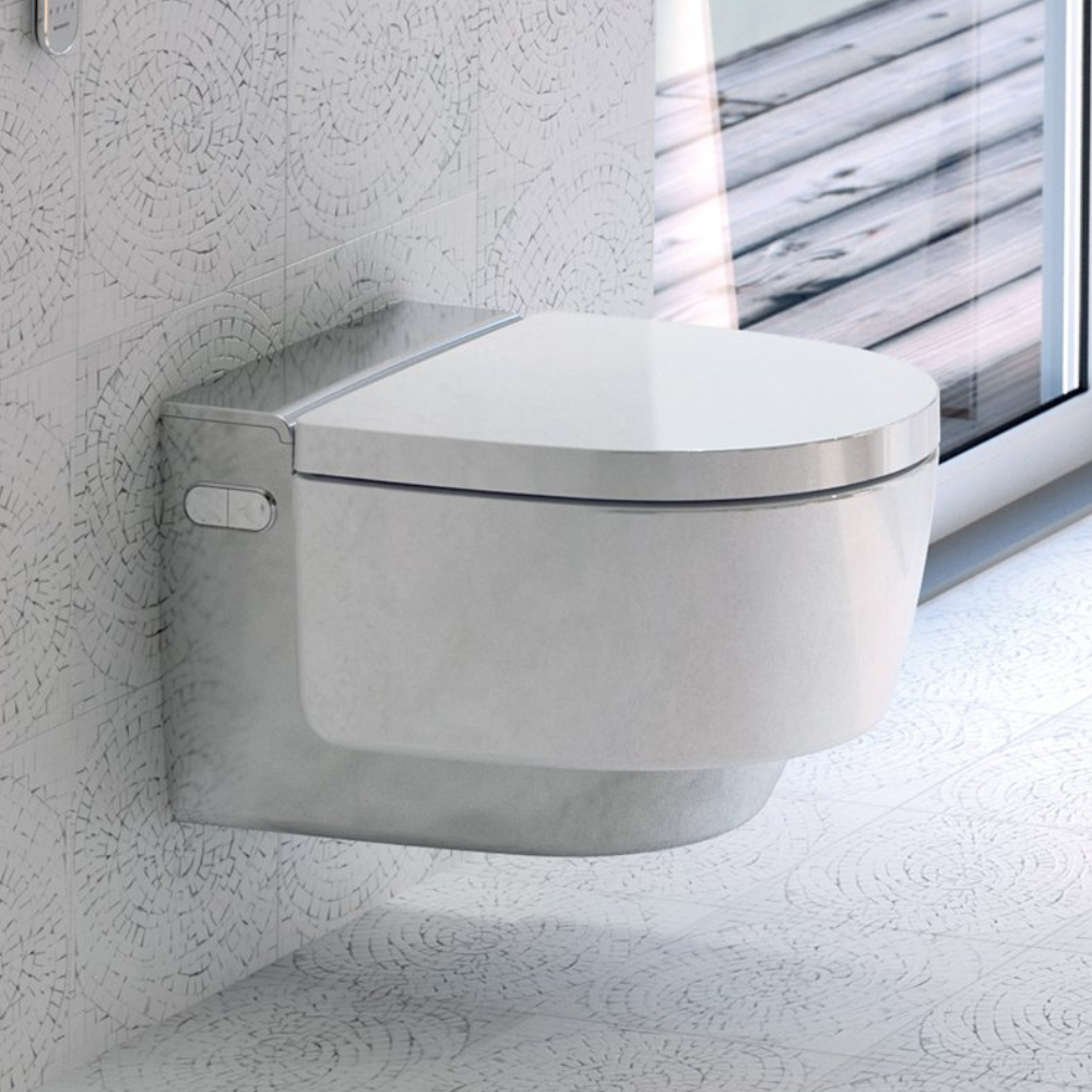 Geberit AquaClean Mera Classic Dusch-WC Tiefspüler spülrandlos TurboFlush mit Deckel