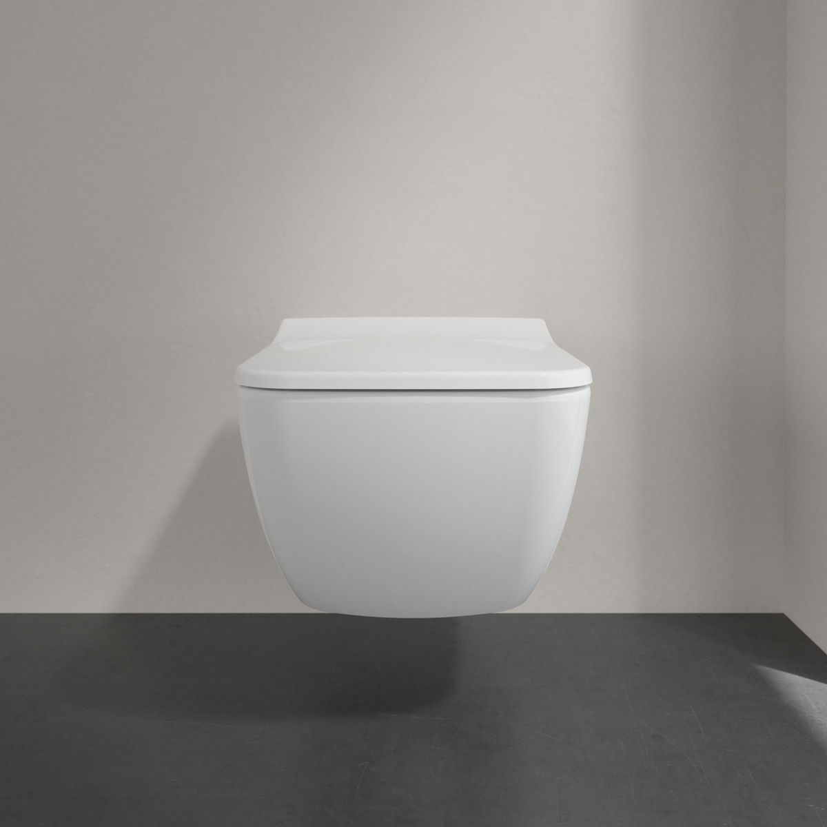 Villeroy & Boch Venticello Wand-WC Tiefspüler spülrandlos mit Deckel
