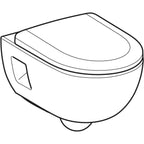Geberit Renova Wand-WC Tiefspüler spülrandlos mit Deckel