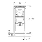 Geberit Duofix Urinal Montagemodul für 0-Liter-Urinale