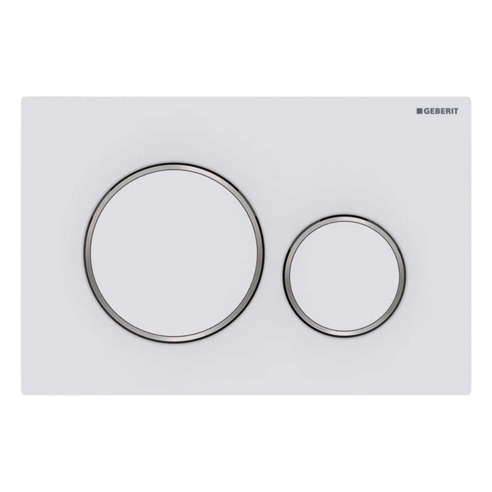 Geberit Betätigungsplatte SIGMA20 round für 2-Mengen Spülung