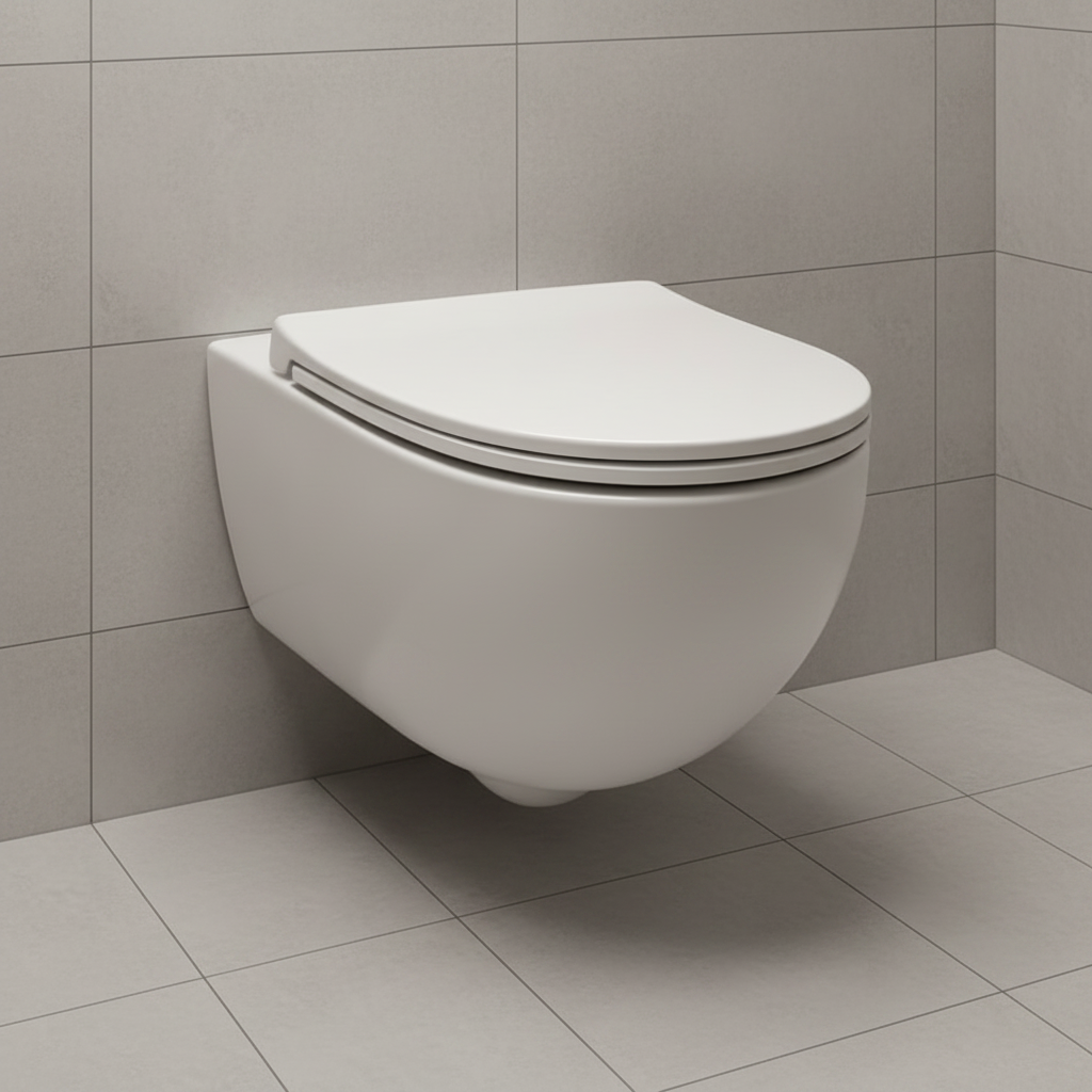 Geberit Vitelle Wand-WC Tiefspüler spülrandlos mit Deckel