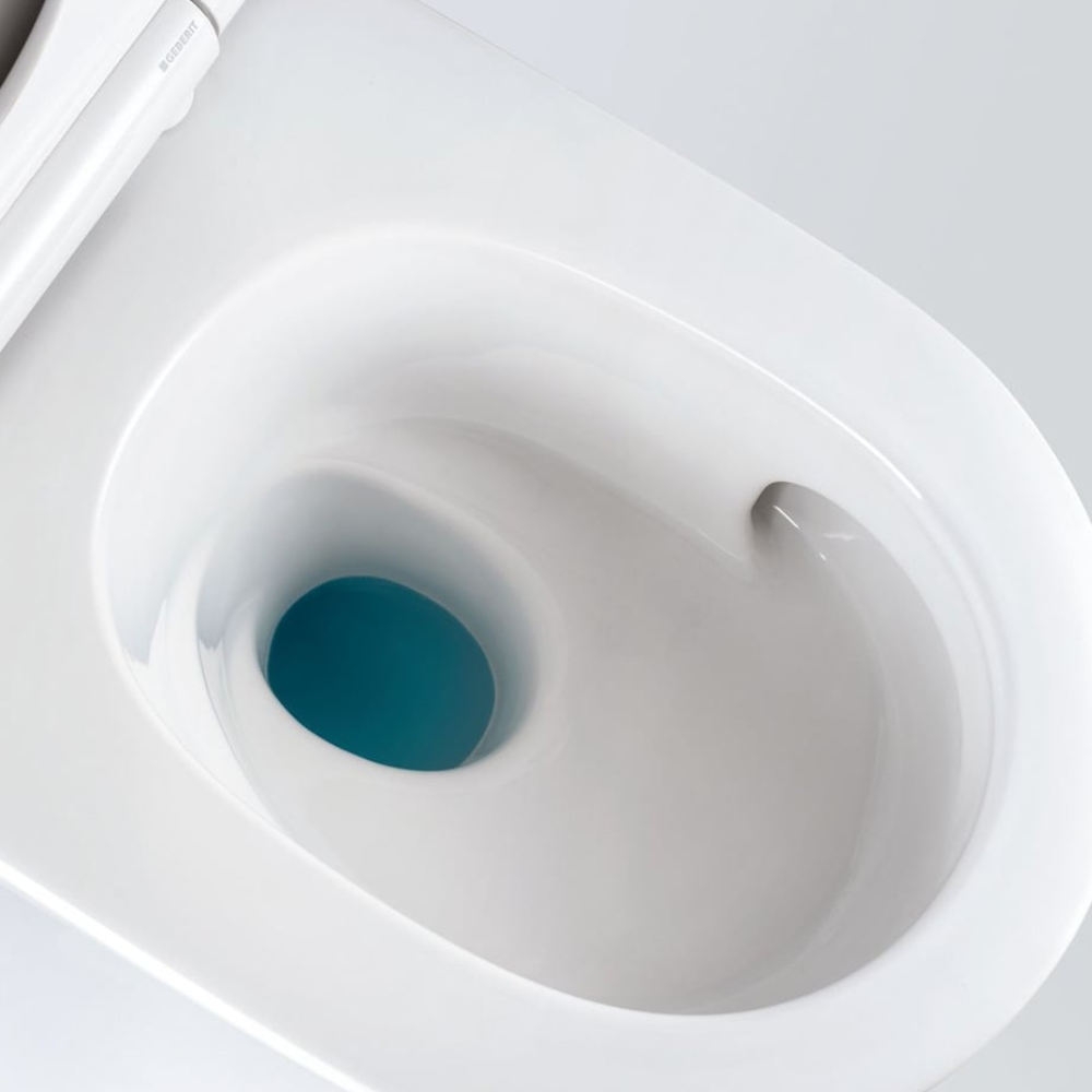 Geberit One Wand-WC TurboFlush Tiefspüler spülrandlos mit Deckel
