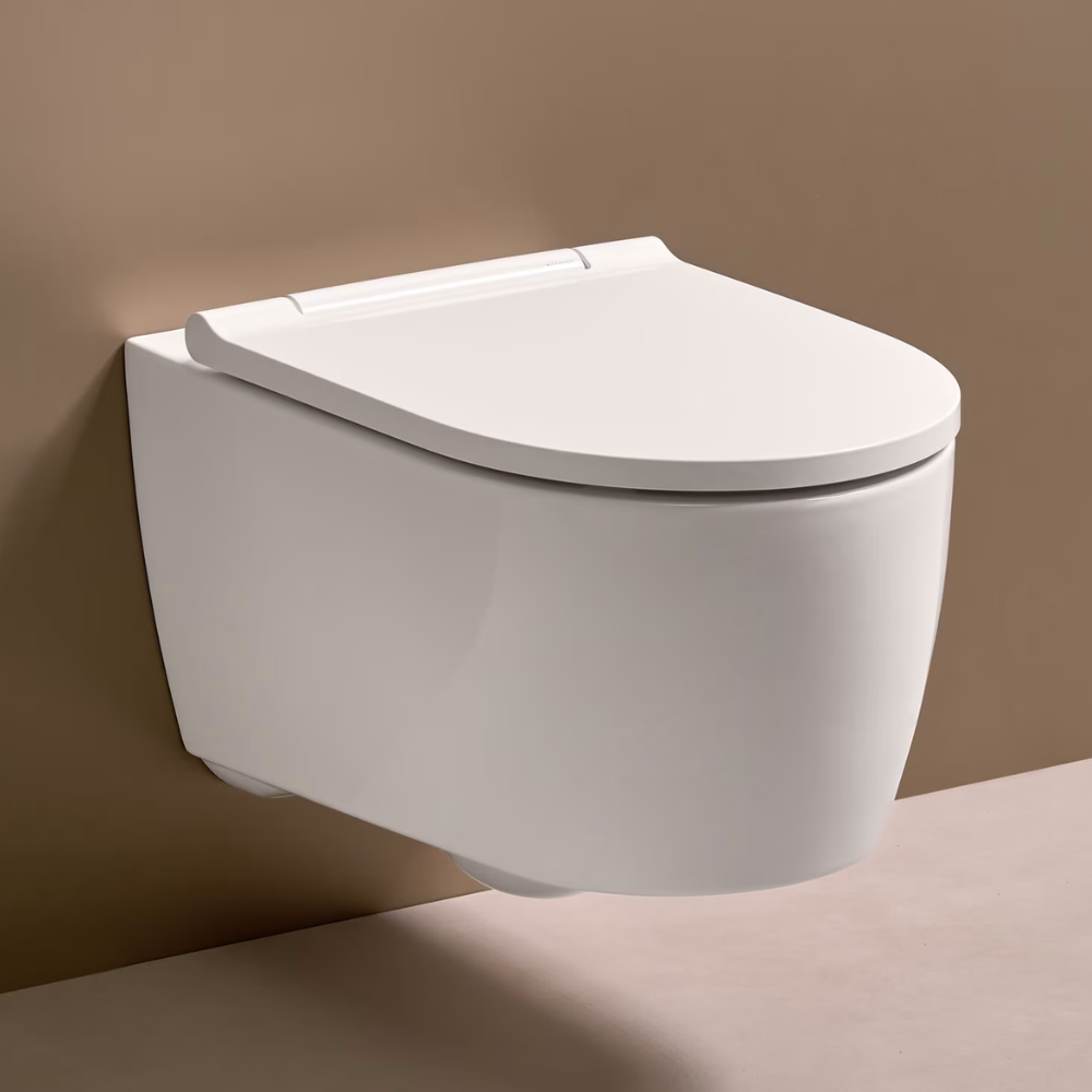 Geberit One Wand-WC TurboFlush Tiefspüler spülrandlos mit Deckel