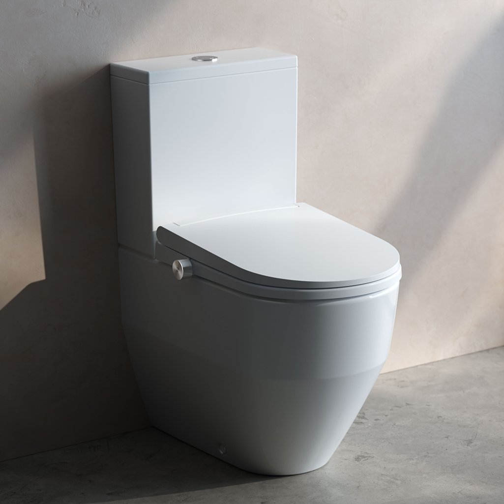 Laufen Cleannet Pro Stand Dusch-WC Tiefpüler spülrandlos mit Deckel