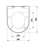 Laufen Pro WC-Sitz & Deckel abnehmbar ohne Absenkautomatik