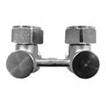 Herz 3000-RL1 Heizkörper-Anschlussteil Eck 3/4" für Zweirohranlage