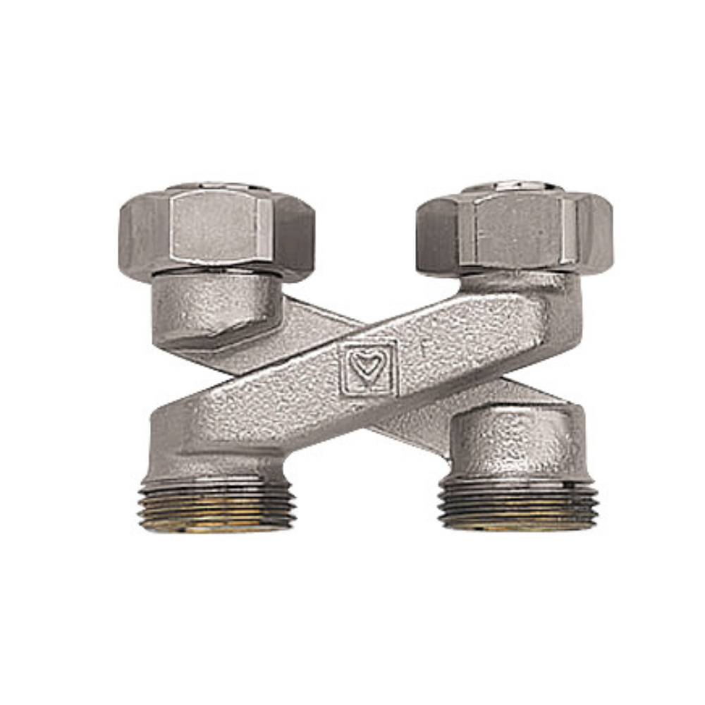 Herz RL-1 Rücklaufventil Kreuzungsstück Bauform X G3/4"