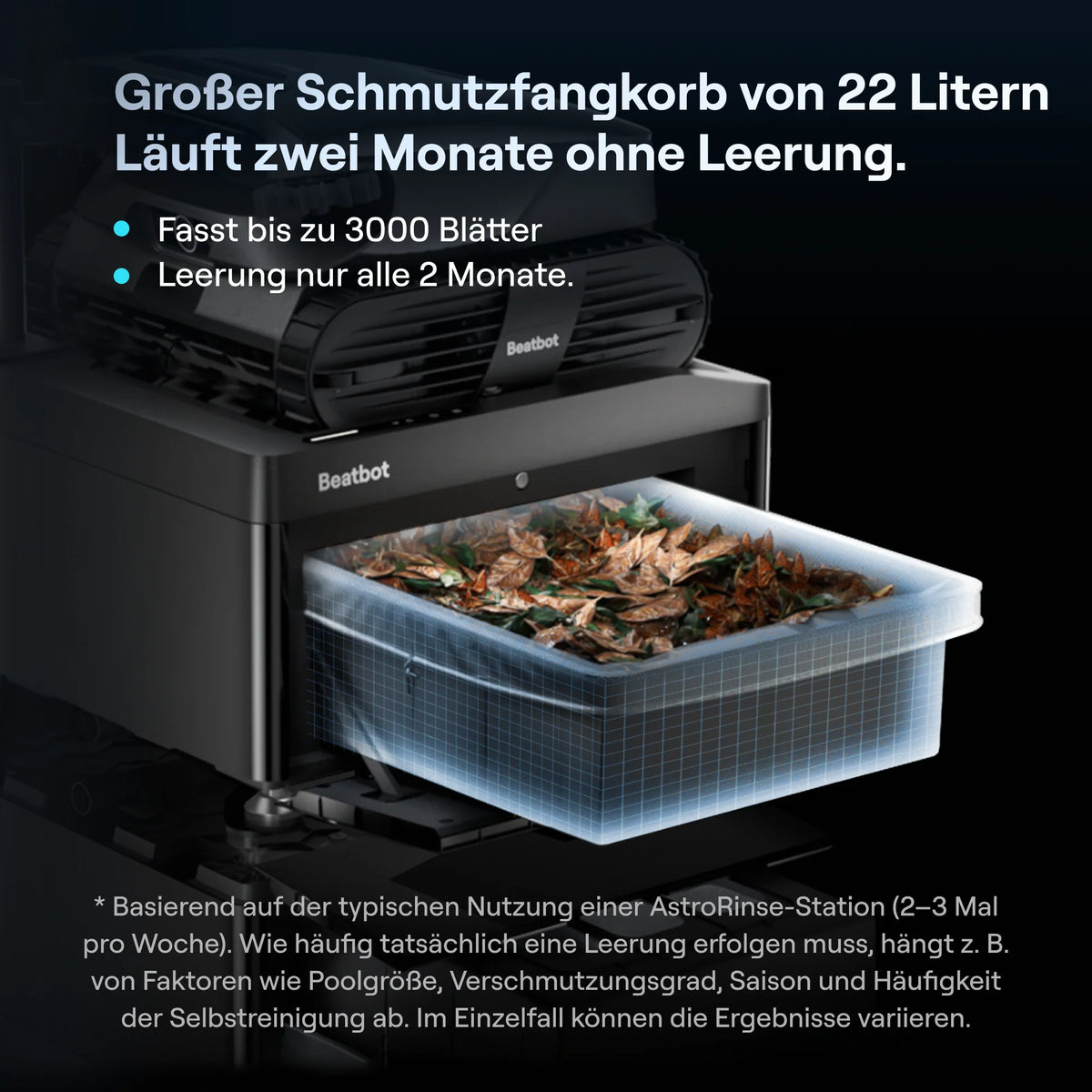 Beatbot AquaSenseX Poolroboter für Boden, Wände, Wasserlinie & Oberfläche kabellos
