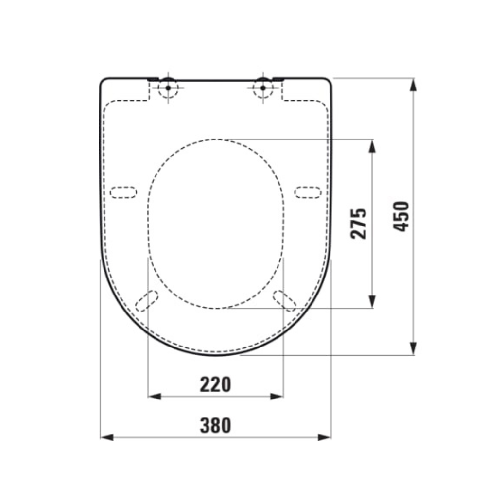 Laufen Pro WC-Sitz & Deckel abnehmbar mit Absenkautomatik