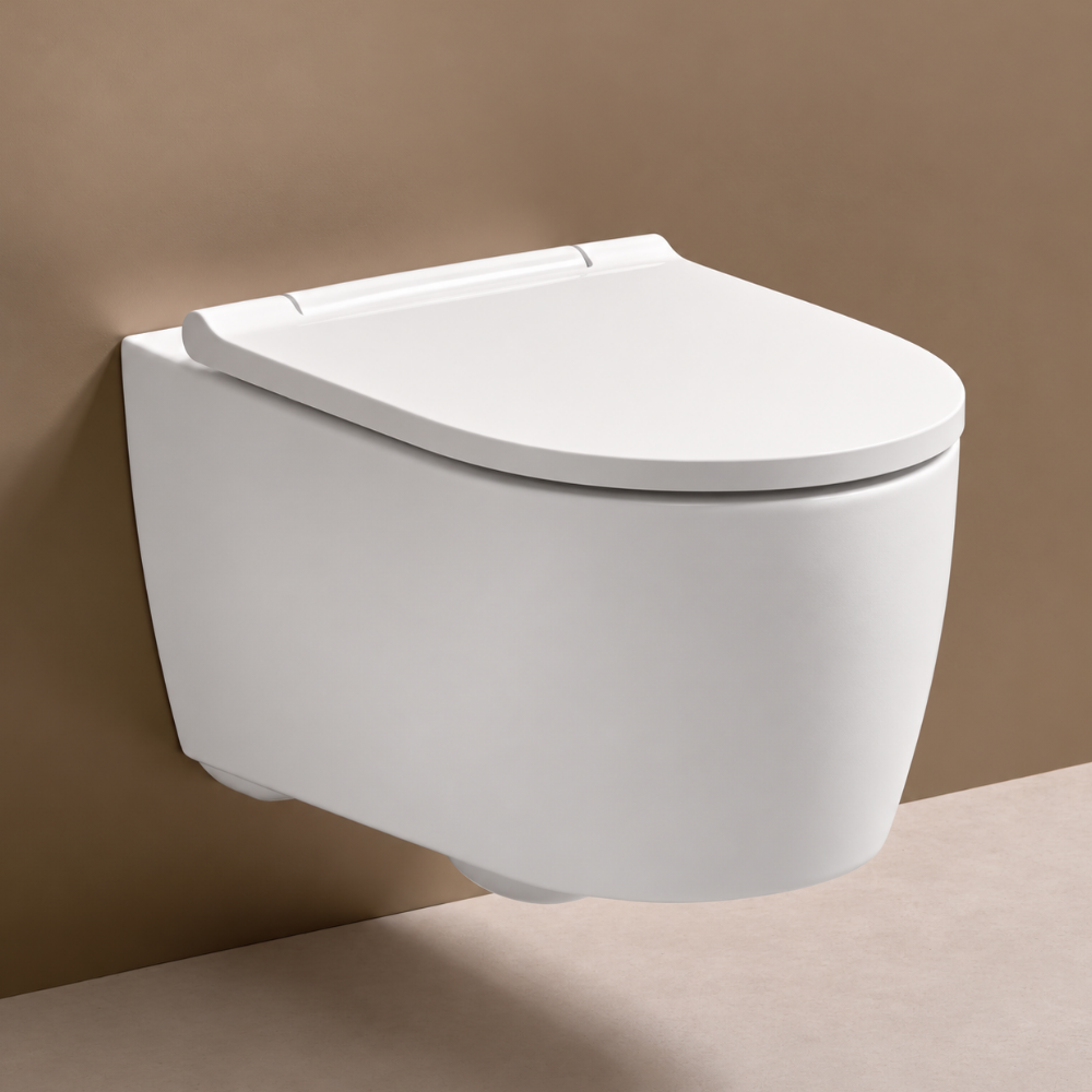 Geberit One Wand-WC TurboFlush Tiefspüler spülrandlos mit Deckel