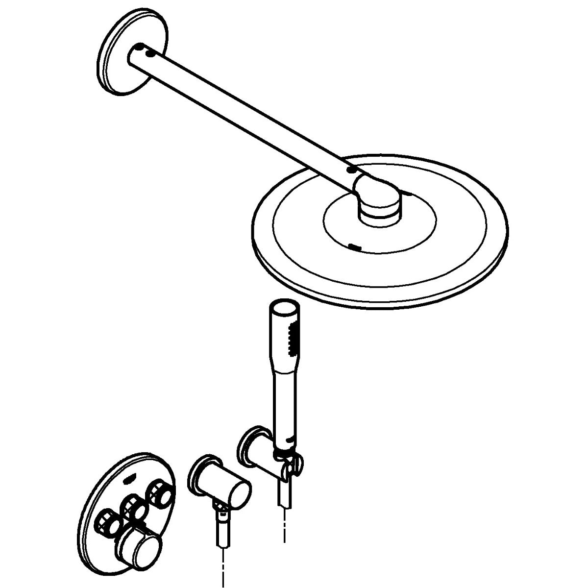Grohe Grohtherm SmartControl mit Rapido SmartBox & Rainshower 310 SmartActive